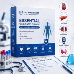 Essential Whole Body Checkup (Heart, Liver, Kidney, Diabetes & Thyroid)